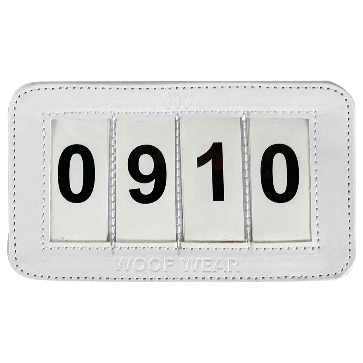 Ws0026 4 Digit Number Holder White