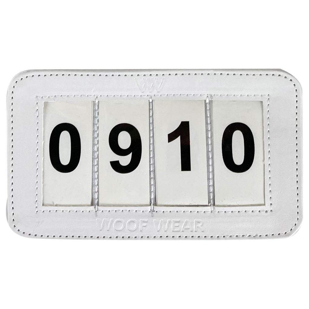 Ws0026 4 Digit Number Holder White